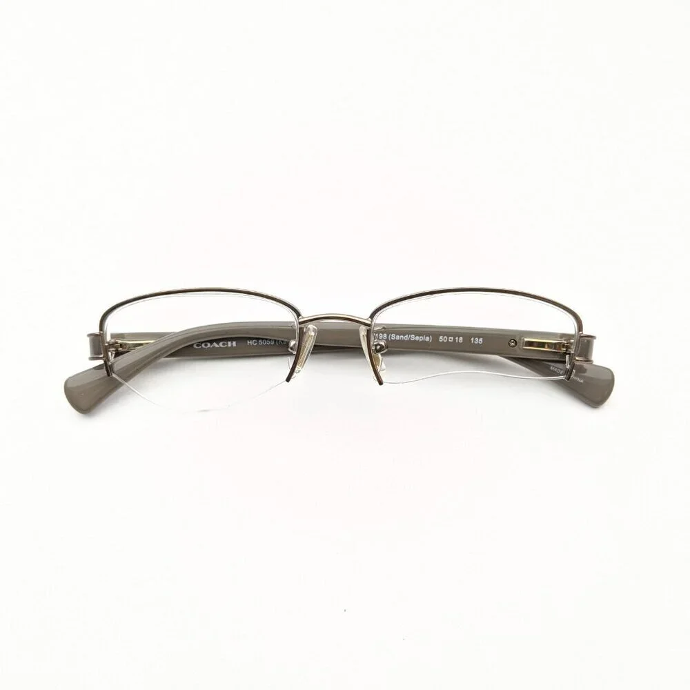🕶️Coach HC5059 (Kacey) 9198(Sand/Sepia) Eyeglasses 50/18 135 /ALH152🕶️​